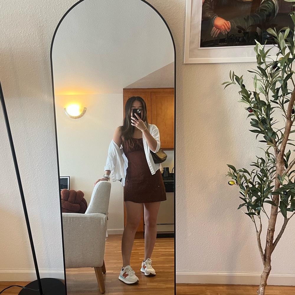 Urban Renewal ruched linen dress